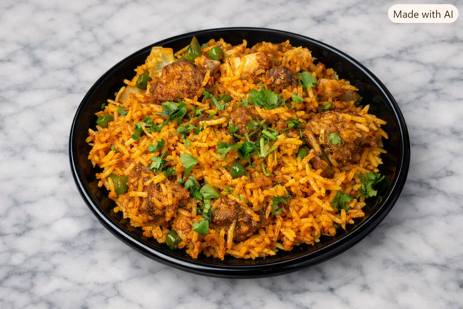 Mutton Tawa Rice